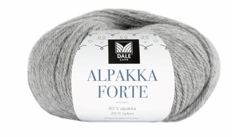 Dale Garn Alpakka Forte Grå-Melert 715,  50g (773-226-715)