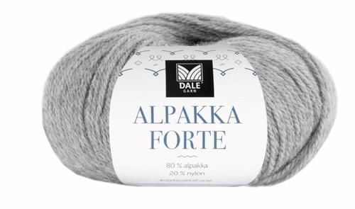 Dale Garn Alpakka Forte Grå-Melert 715,  50g (773-226-715)
