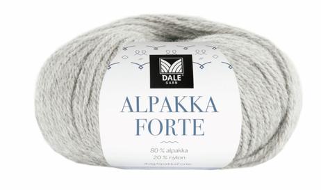 Dale Garn Alpakka Forte Lys-Grå-Melert 716, 50g