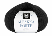 Dale Garn Alpakka Forte Svart 733,  50g (773-226-733)