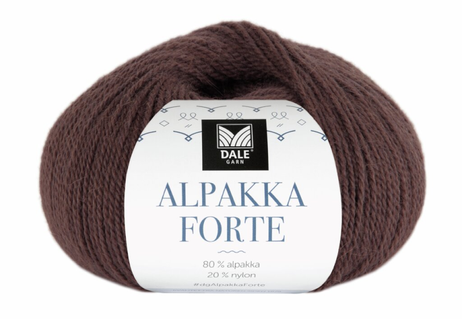 Dale Garn Alpakka Forte Brun 734, 50g