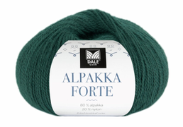 Dale Garn Alpakka Forte Grangrønn 737, 50g