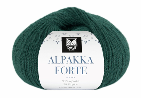 Dale Garn Alpakka Forte Grangrønn 737, 50g