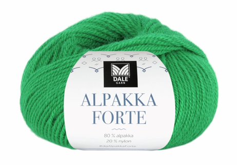 Dale Garn Alpakka Forte Skarp-Grønn 738, 50g