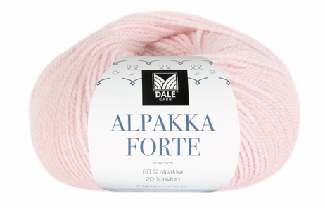Dale Garn Alpakka Forte Lys-Rosa 743, 50g