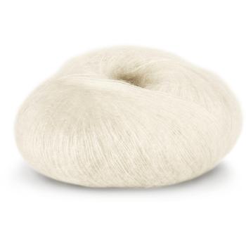 Dale Garn Tynn Kidsilk Erle Hvit 4001,  25g (773-232-4001)