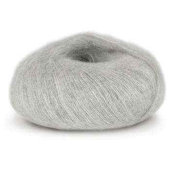 Dale Garn Tynn Kidsilk Erle Lys-Grå-Melert 4002,  25g (773-232-4002)