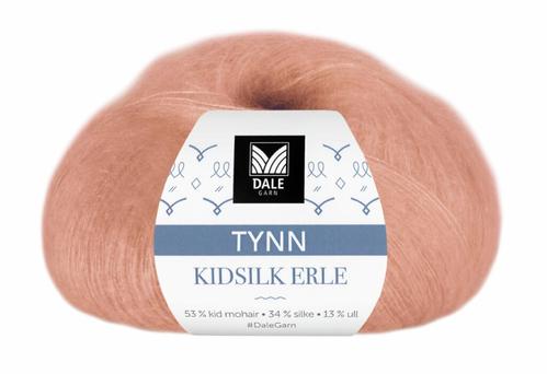 Dale Garn Tynn Kidsilk Erle Lakserosa 4004,  25g (773-232-4004)