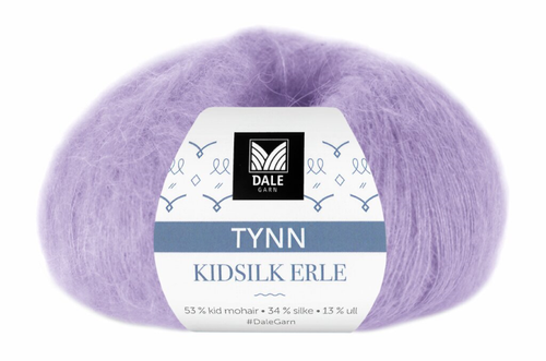 Dale Garn Tynn Kidsilk Erle Lys-Lavendel 4030,  25g (773-232-4030)