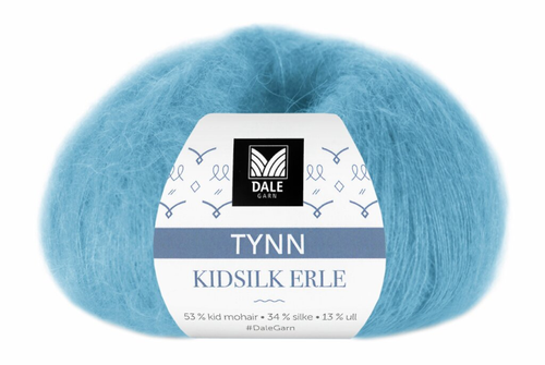 Dale Garn Tynn Kidsilk Erle Isblå 4031,  25g (773-232-4031)