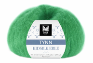 Dale Garn Tynn Kidsilk Erle Skarp-Grønn 4034,  25g (773-232-4034)