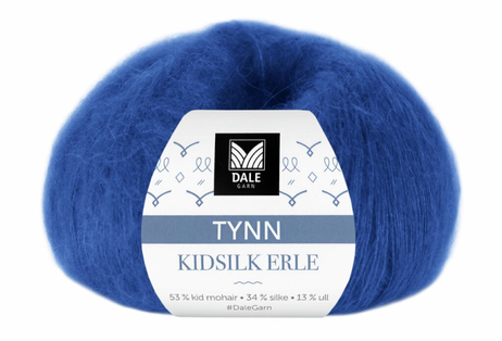 Dale Garn Tynn Kidsilk Erle Kongeblå 4036, 25g