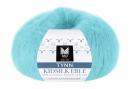 Dale Garn Tynn Kidsilk Erle Karibisk-Blå 4042, 25g