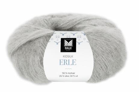 Dale Garn Kidsilk Erle Lys-Grå 3502, 50g
