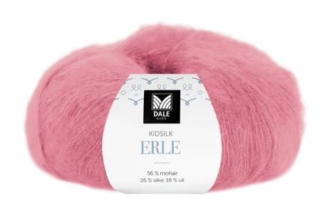 Dale Garn Kidsilk Erle Pink-Flamingo 9044,  50g (773-205-9044)
