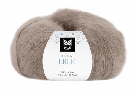 Dale Garn Kidsilk Erle Grå-Beige 9058,  50g (773-205-9058)