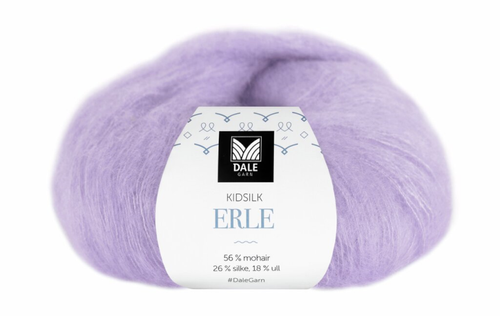 Dale Garn Kidsilk Erle Lys-Lavendel 9069,  50g (773-205-9069)