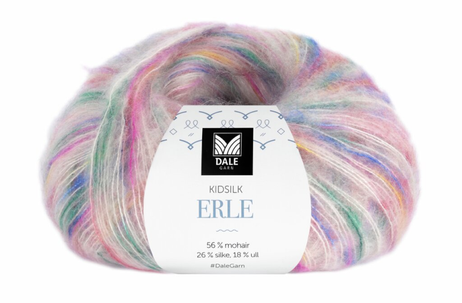 Dale Garn Kidsilk Erle Lollipop 9075, 50g