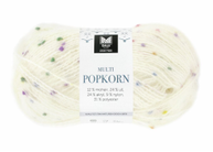 Dale Garn Multi Popkorn Hvit 501,  50g (773-219-501)
