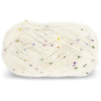 Dale Garn Multi Popkorn Hvit 501,  50g (773-219-501)