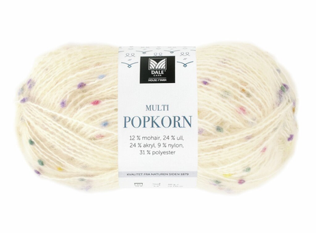 Dale Garn Multi Popkorn Natur 502,  50g (773-219-502)