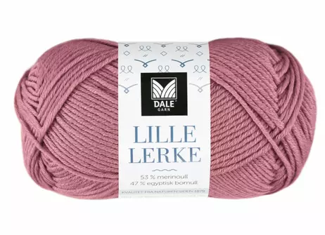 Dale Garn Lille Lerke Dus-Gammelrosa 8104,  50g (773-214-8104)