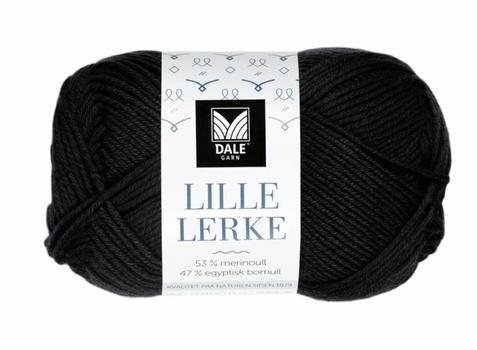 Dale Garn Lille Lerke Svart 8107,  50g (773-214-8107)