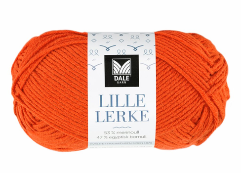 Dale Garn Lille Lerke Oransje 8165,  50g (773-214-8165)