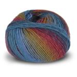 Gjestal Garn  Pretty-Print Ullgarn Regnbue 504,  100g (773-120-504)