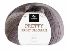Gjestal Garn  Pretty-Print Ullgarn Brunfarget 506, 100g