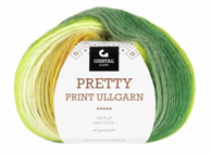Gjestal Garn  Pretty-Print Ullgarn Grønnfarget 507,  100g (773-120-507)