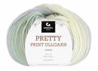 Gjestal Garn  Pretty-Print Ullgarn Mintfarget 510,  100g (773-120-510)
