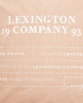 Lexington Putetrekk Logo Beige-Hvit 50x50 (588-12414102-2600-SH25)