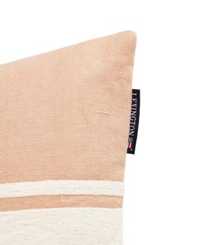 Lexington Pute Brodert Stripe Lin Beige-Hvit 40x60 (588-12414110-2610-SH17)