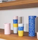 Klevering Soba Krus Multi 4stk H8,5 porselen (712-2837-01)