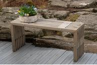 EcoFurn Eco D-Benk Furu Grå (539-93765)