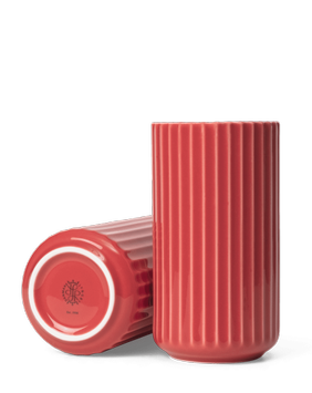Lyngby Vase Rød Ø8, 5xH15.5 (521-200733)