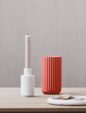 Lyngby Vase Rød Ø8, 5xH15.5 (521-200733)