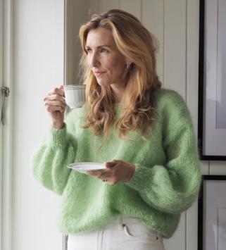 Knit Norway Lindteinstrikk Tynn Zara-Genser Oppskrift-PDF