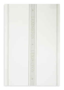 Lexington Icons Kjøkkenhåndkle Jacquard White-SageGreen 50x70