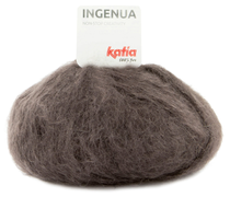 Katia  Garn Ingenua Mørk Brun 81, 50g