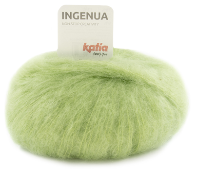 Katia  Garn Ingenua Whitish-Green 78, 50g (766-389-78)