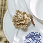 Riviera Maison Serviettring Blomst Raffia (443-554710)