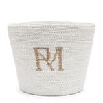 Riviera Maison RM Kurv Raffia Hvit H34 (443-555574)