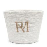 Riviera Maison RM Kurv Raffia Hvit H34 (443-555574)