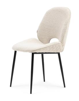 Riviera Maison Mr.Beekman Spisestol Boucle Hvit-Sand 