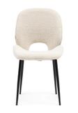 Riviera Maison Mr.Beekman Spisestol Boucle Hvit-Sand  (443-6070001)