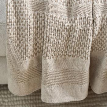 Riviera Maison Monogram Pledd Jacquard 130x180 (443-559420)
