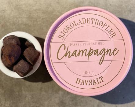 Norway DesignStudio  Sjokoladetrøfler "Perfekt med Champagne" 100g (776-ST2)