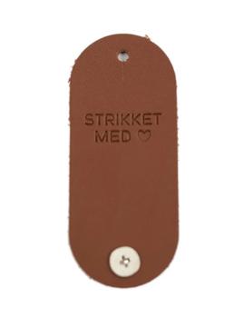Kort og Godt Skinnlapp "Strikket-med" 6x2, 5 (1stk) (624-SL320)